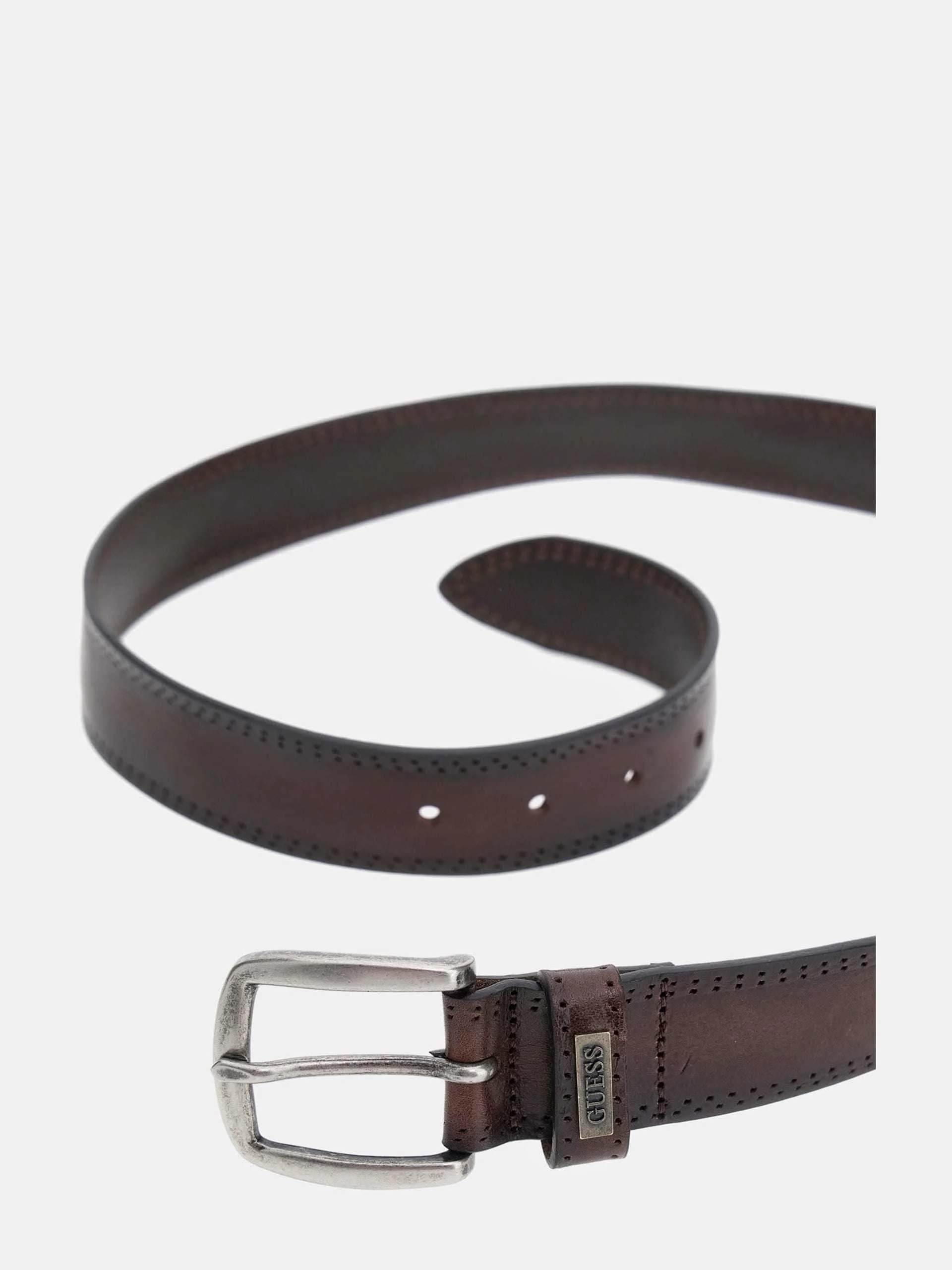 GUESS - TEXTURED LEATHER BELT GUESS - TEXTURED LEATHER BELT