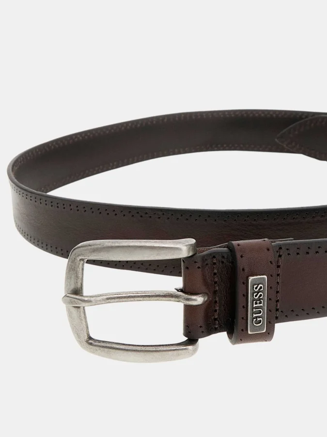 GUESS - TEXTURED LEATHER BELT 2