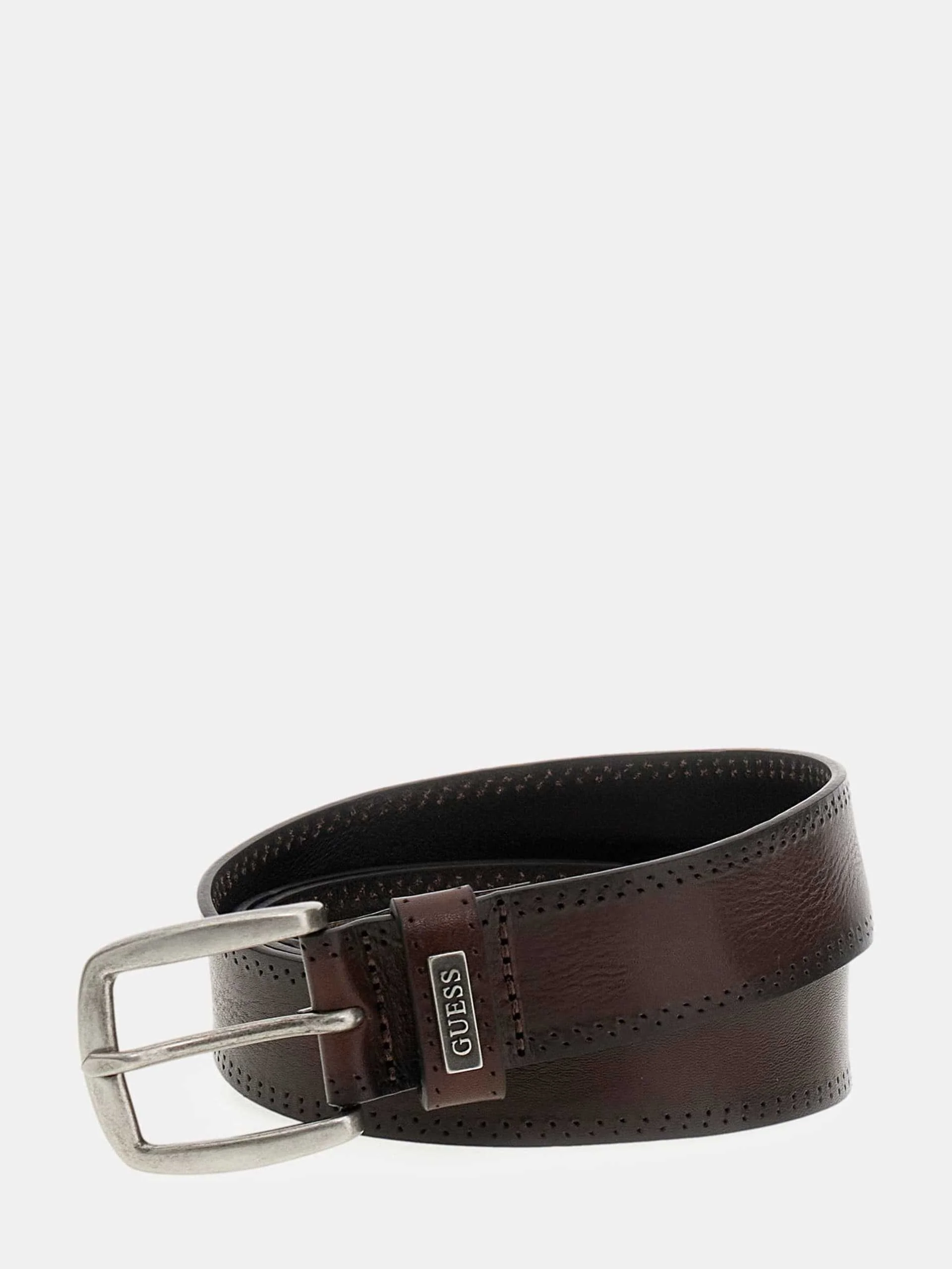 GUESS - TEXTURED LEATHER BELT GUESS - TEXTURED LEATHER BELT