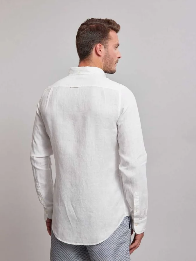 GANT - SLIM LINEN SHIRT 2