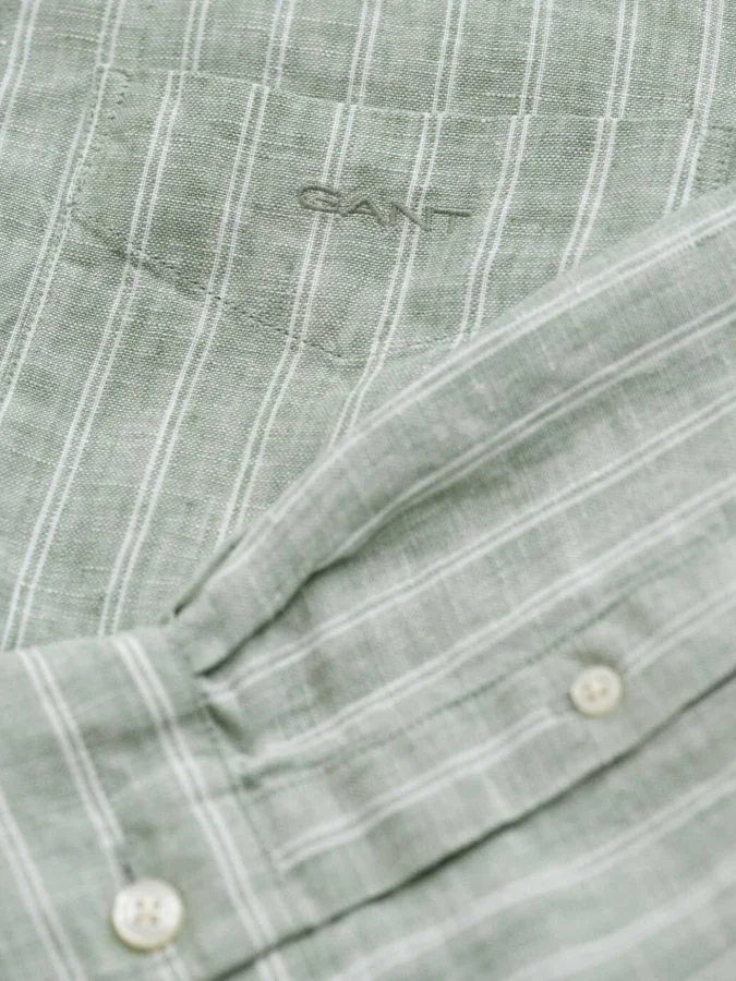 GANT - REG LINEN STRIPE SHIRT 2
