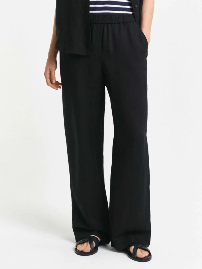 GANT - REL LINEN BLEND PULL...