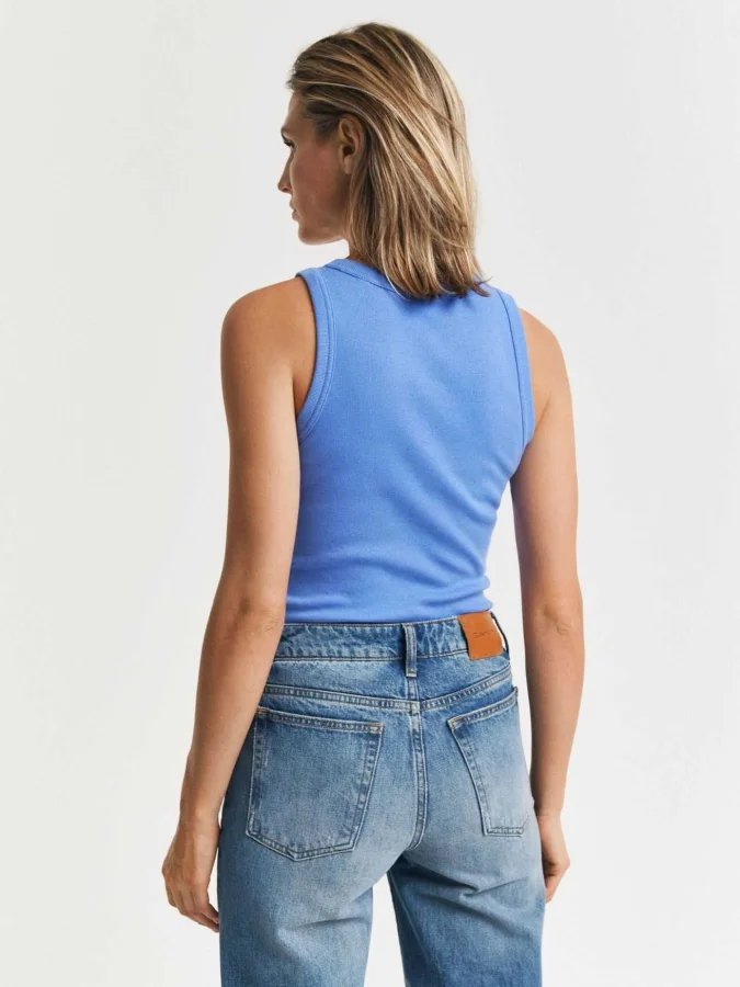 GANT - HIGH NECK RIB TANK TOP 2