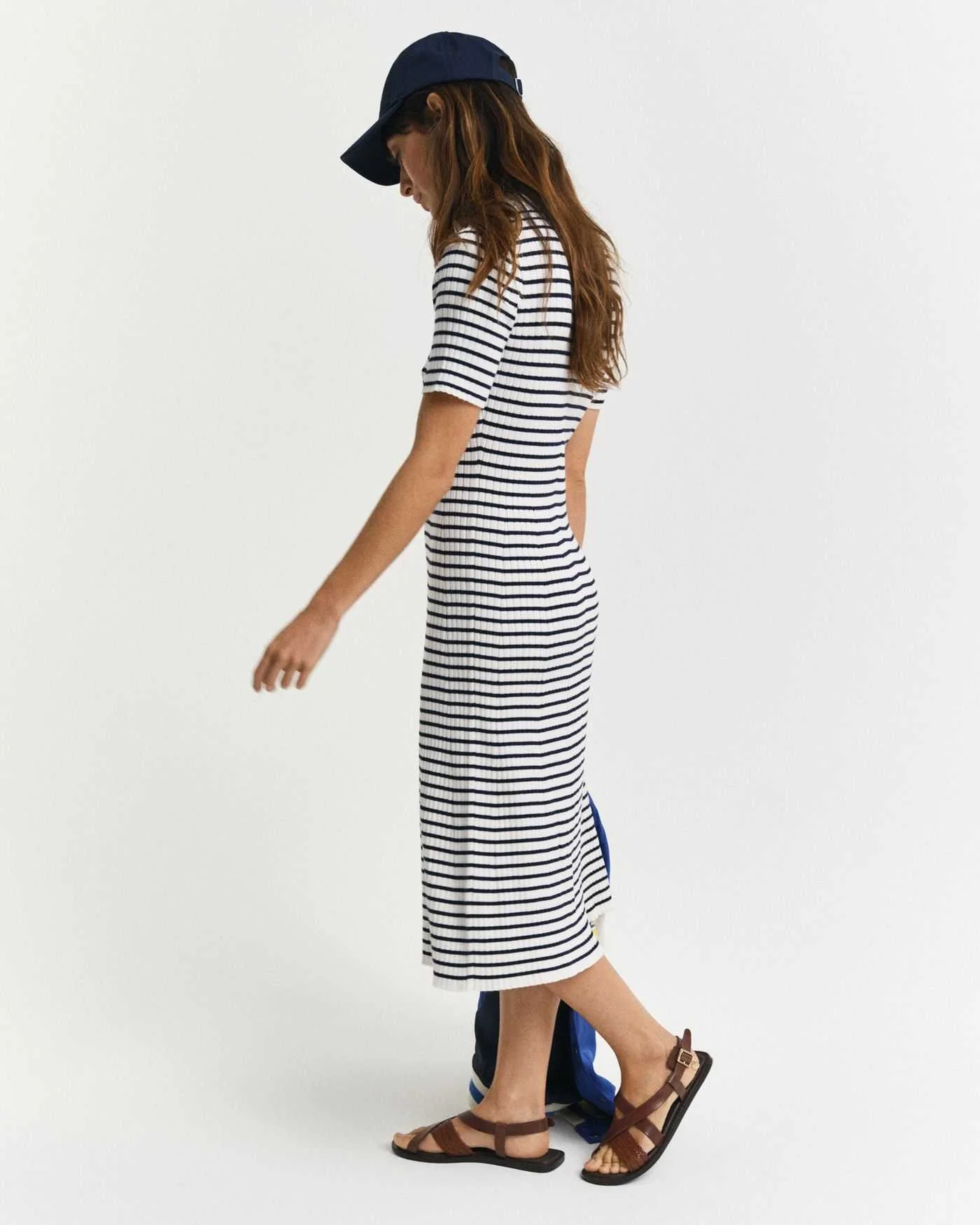 GANT - RIB KNIT STRIPED RUGGER SS DRESS GANT - RIB KNIT STRIPED RUGGER SS DRESS