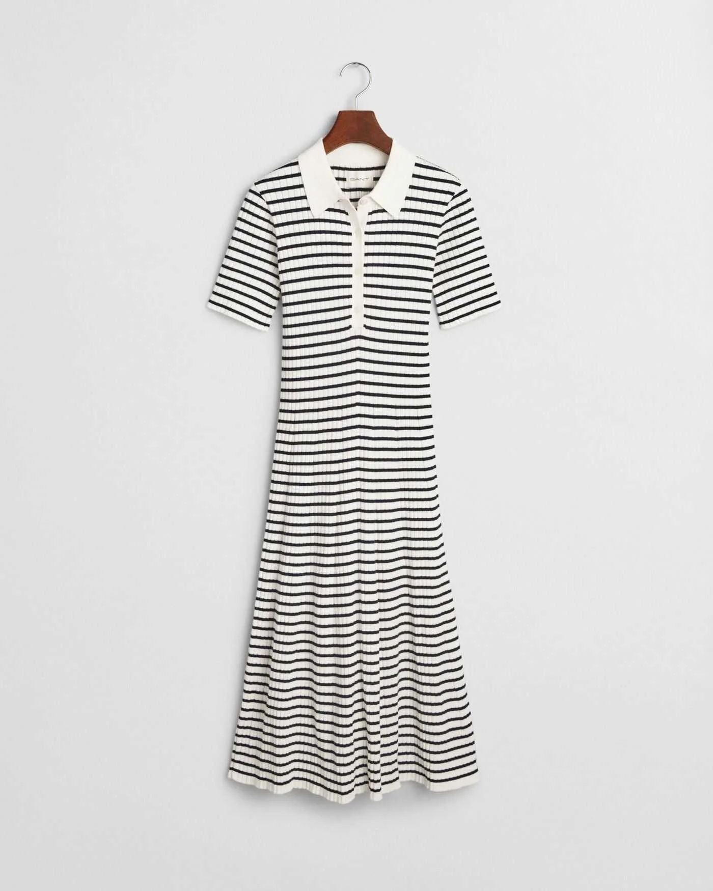 GANT - RIB KNIT STRIPED RUGGER SS DRESS GANT - RIB KNIT STRIPED RUGGER SS DRESS