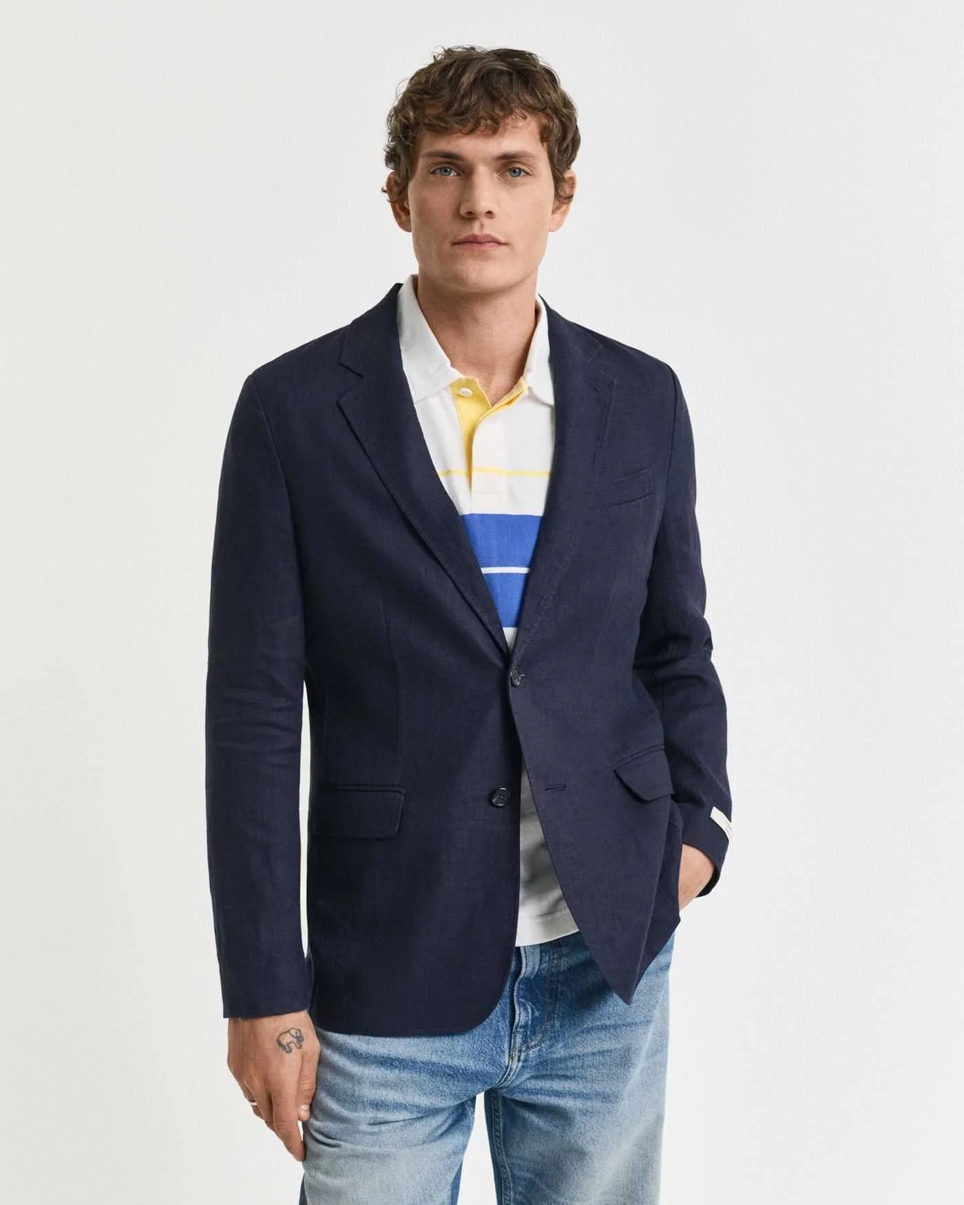 GANT - REG GMNT DYE LINEN BLAZER GANT - REG GMNT DYE LINEN BLAZER