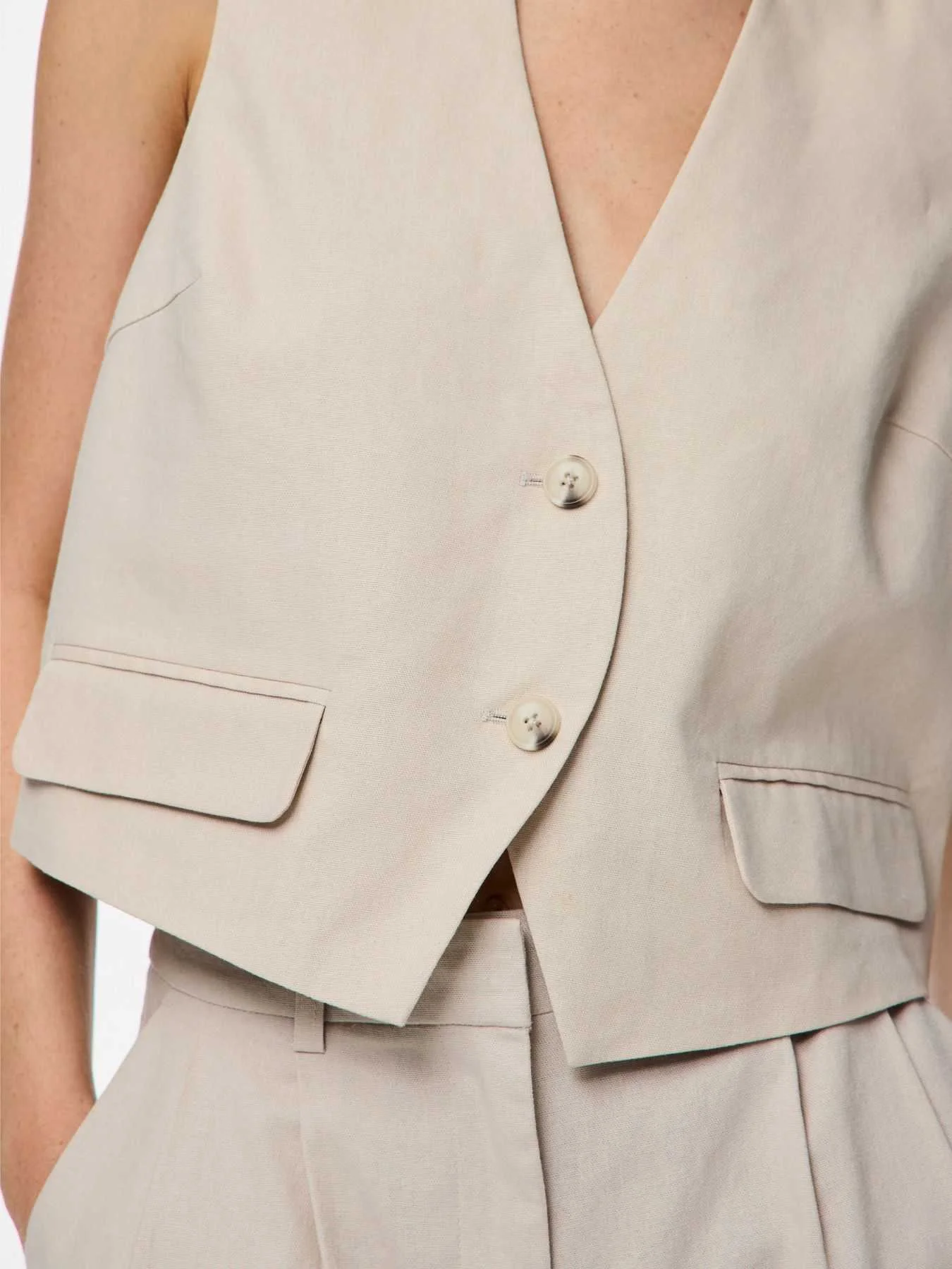 Pieces - PCTIKI WAIST COAT Pieces - PCTIKI WAIST COAT