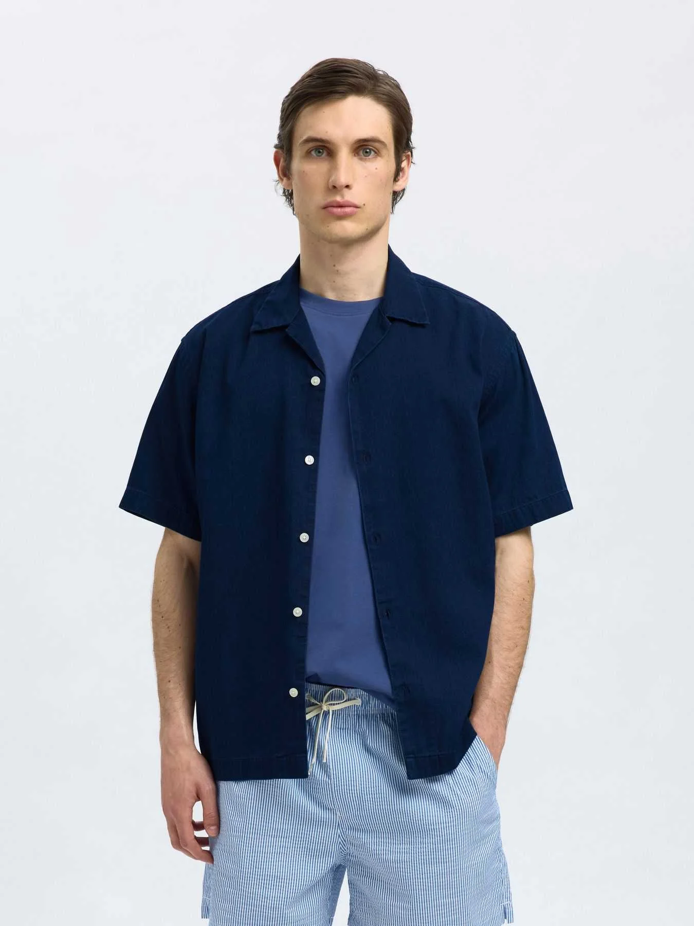 SELECTED MEN - SLHRELAXRICK DENIM SS... SELECTED MEN - SLHRELAXRICK DENIM SS...
