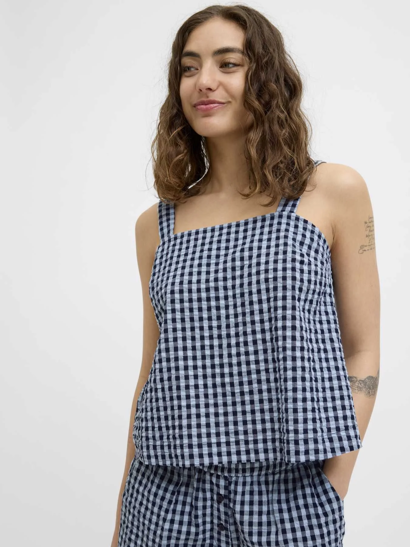 JJXX - JXPETRA SEERSUCKER SL TOP WVN JJXX - JXPETRA SEERSUCKER SL TOP WVN