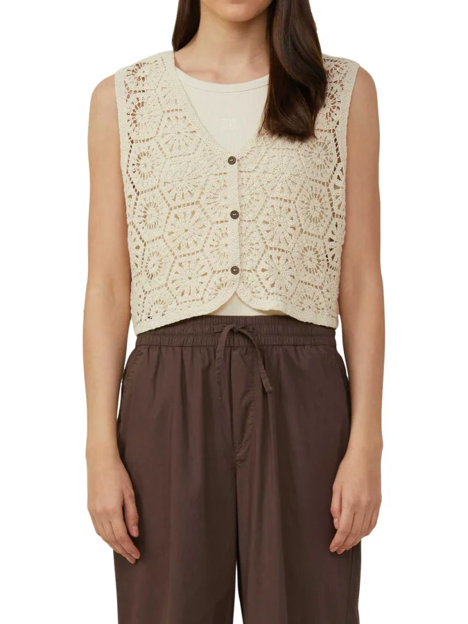 s.Oliver - Cropped crochet...