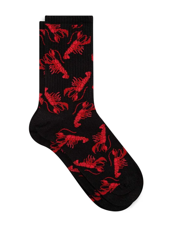 Mavi - Printed Black Socket...