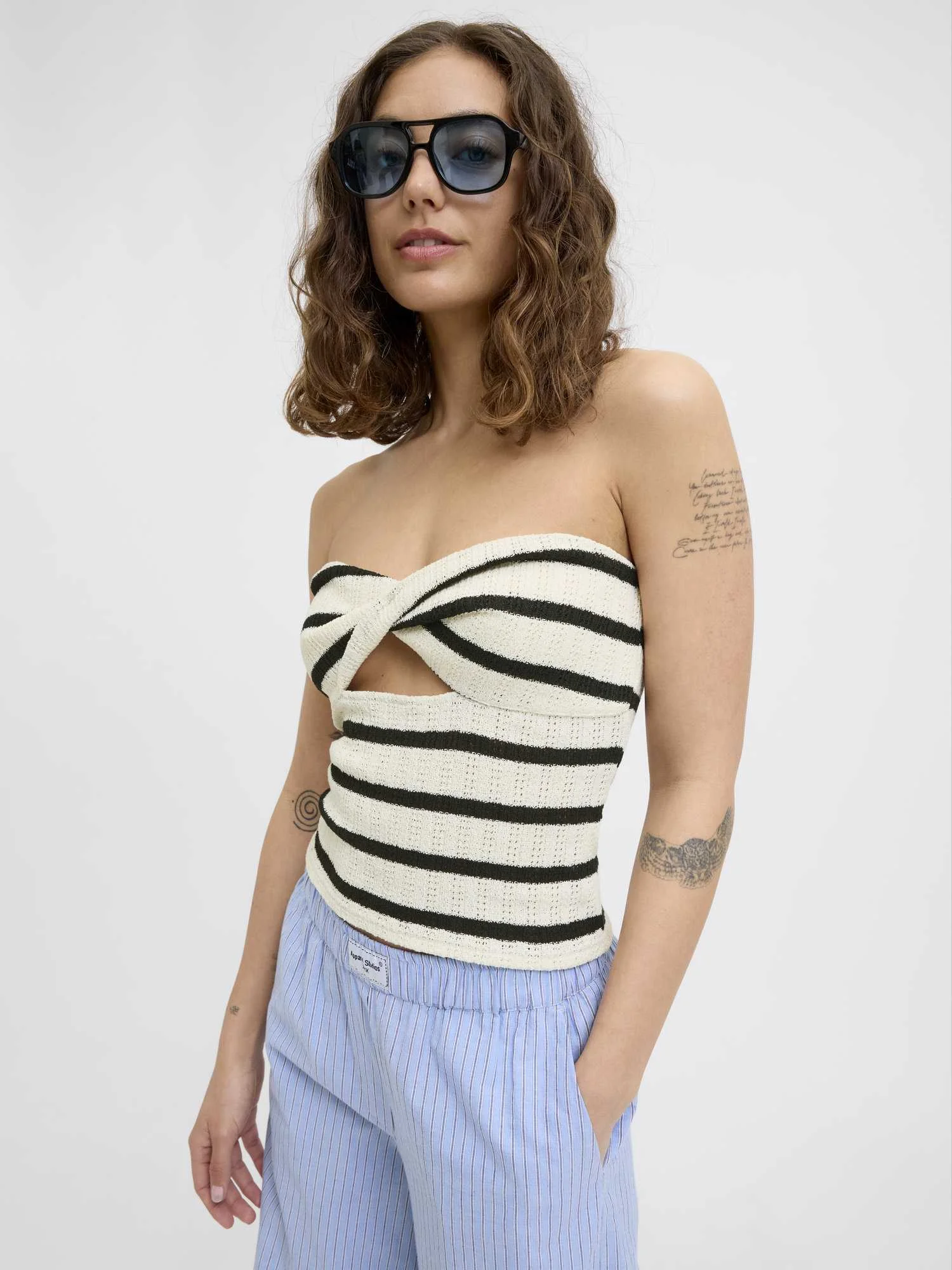 JJXX - JXLINNEA BANDEAU TWIST TOP JRS JJXX - JXLINNEA BANDEAU TWIST TOP JRS