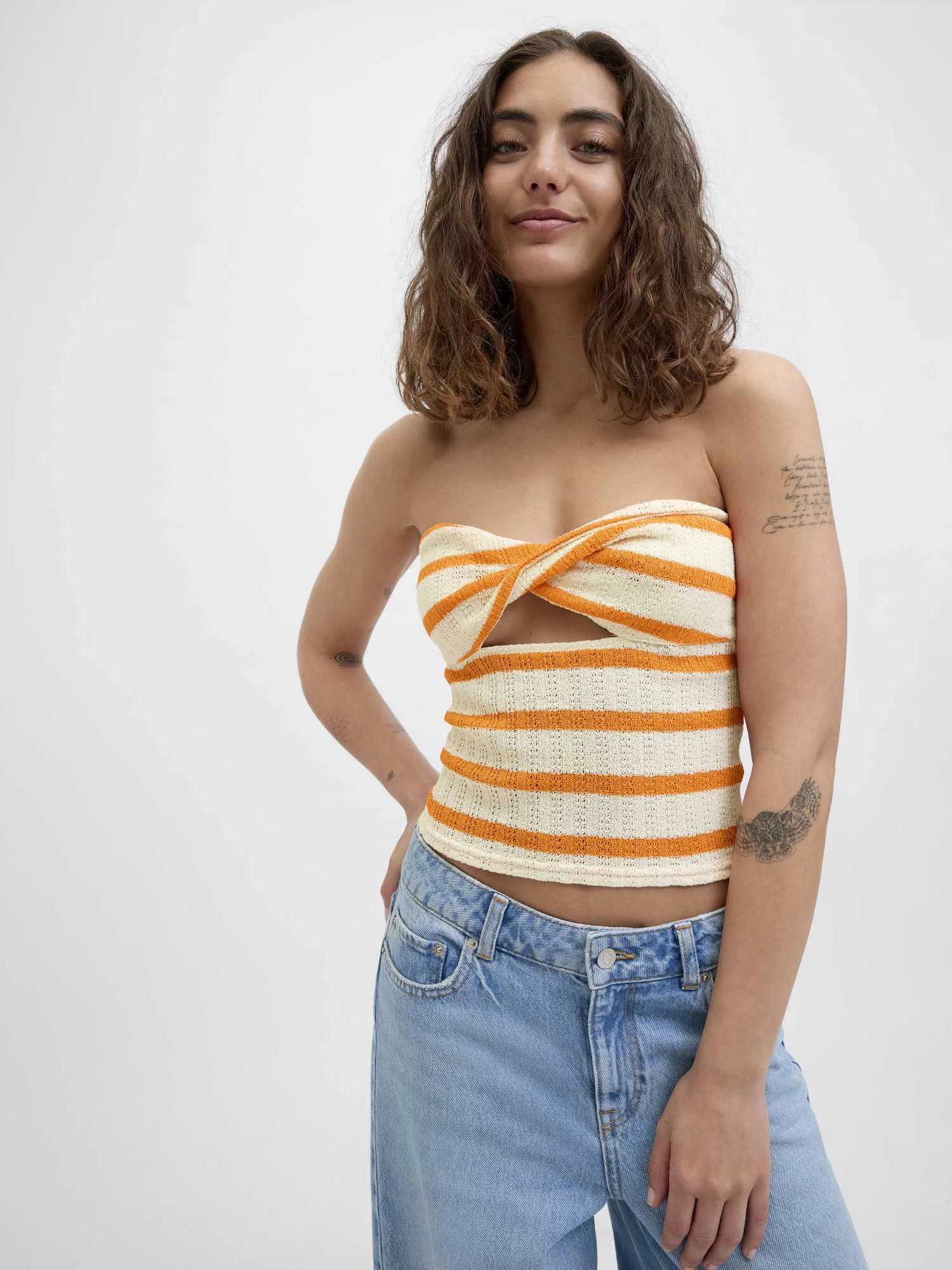 JJXX - JXLINNEA BANDEAU TWIST TOP JRS JJXX - JXLINNEA BANDEAU TWIST TOP JRS