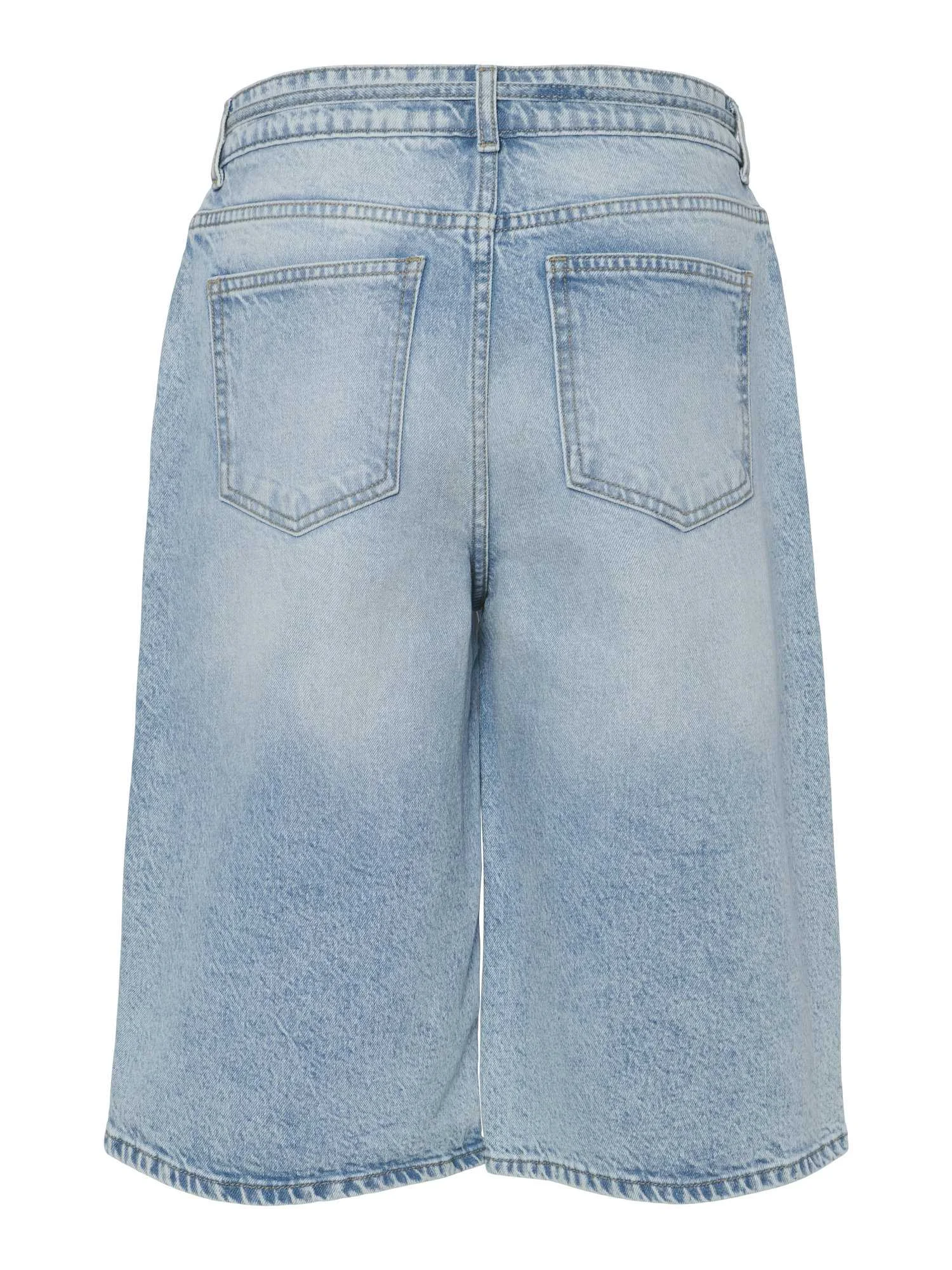 Pieces - PCSELMA MW WIDE DENIM SHORTS Pieces - PCSELMA MW WIDE DENIM SHORTS