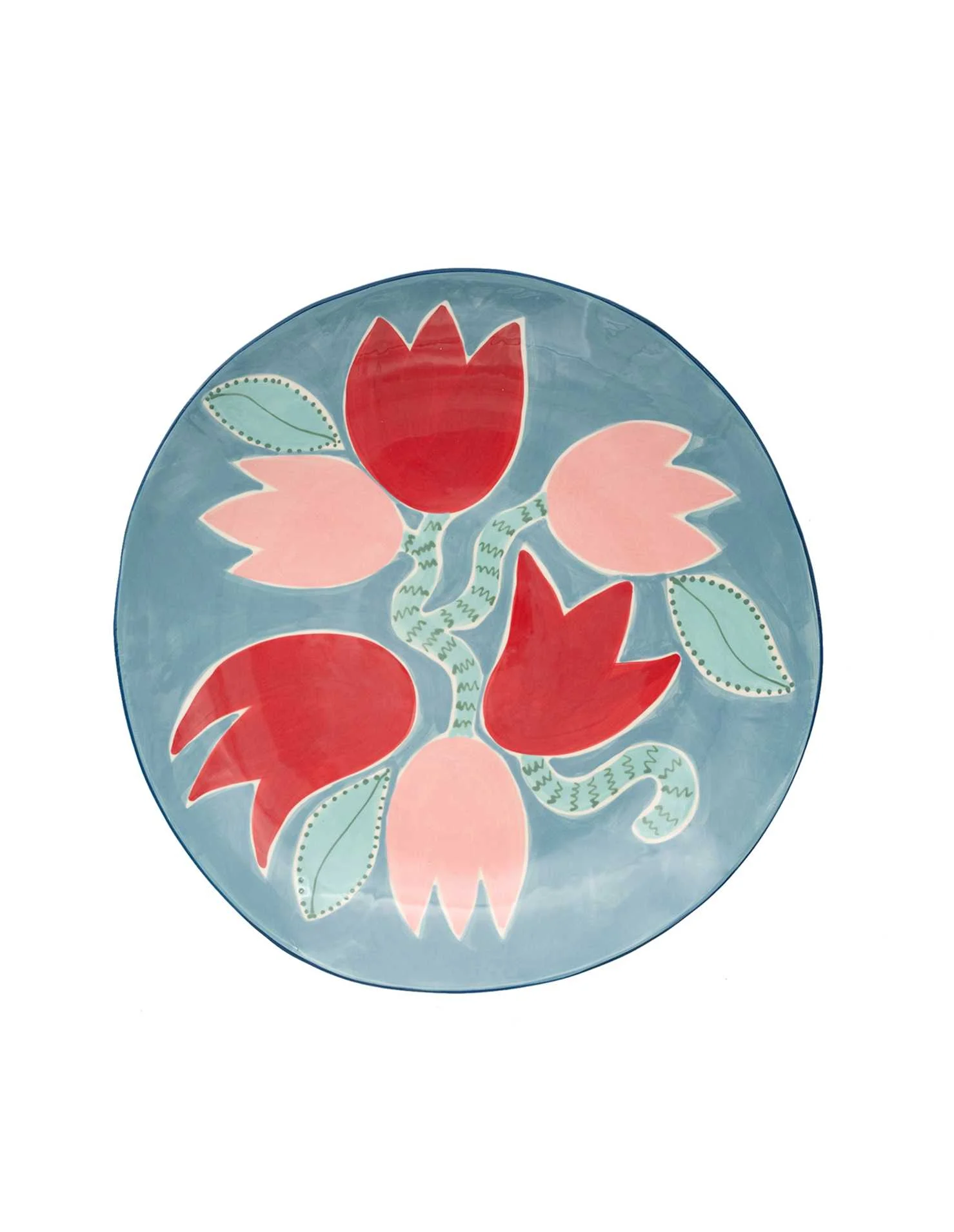 LAETITIA ROUGET - Serving Plate, Blue... LAETITIA ROUGET - Serving Plate, Blue...