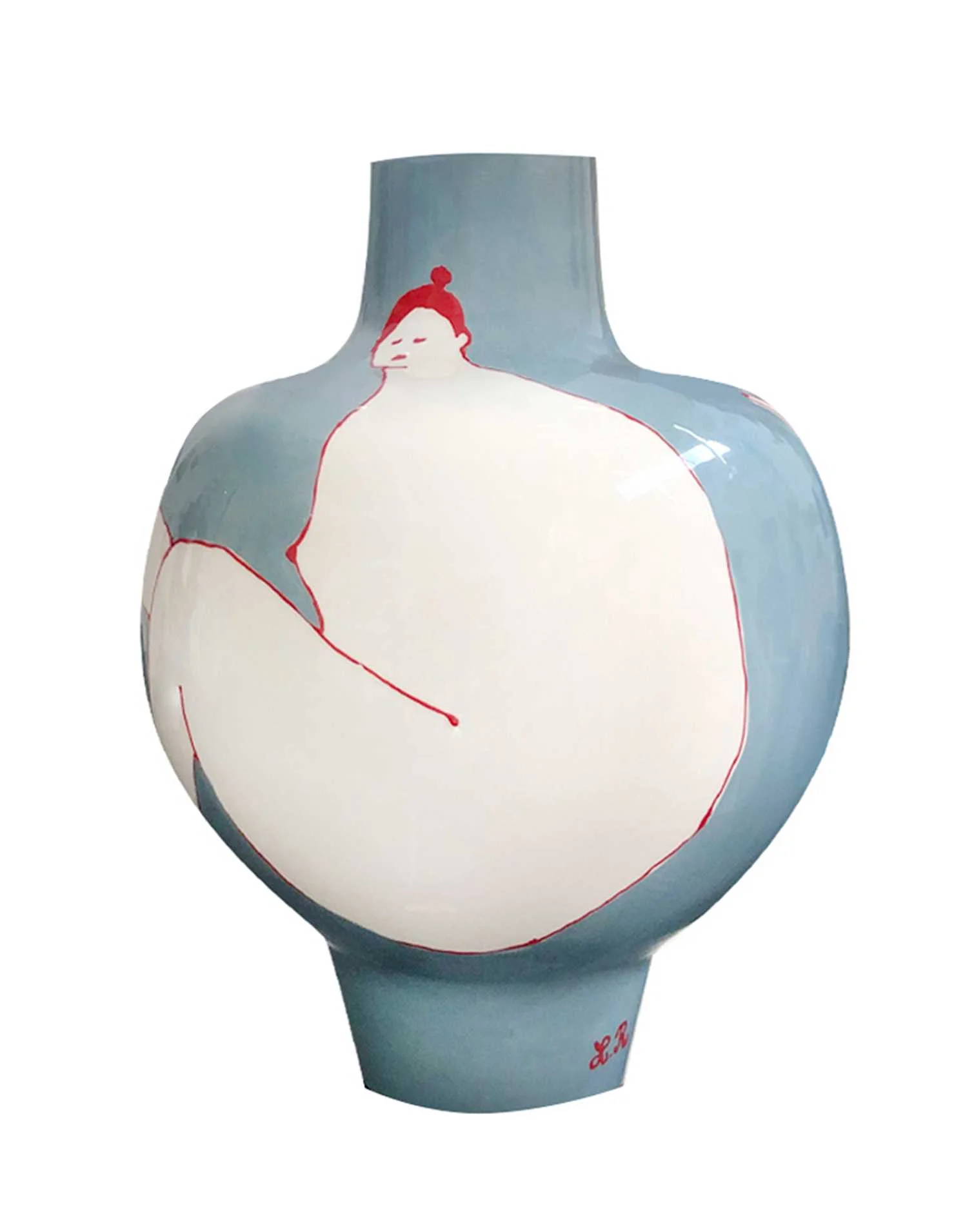 LAETITIA ROUGET - Blue Vase, Queen,... LAETITIA ROUGET - Blue Vase, Queen,...