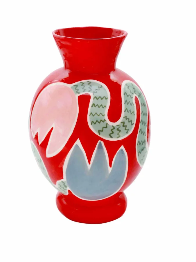 LAETITIA ROUGET - Red Vase,...