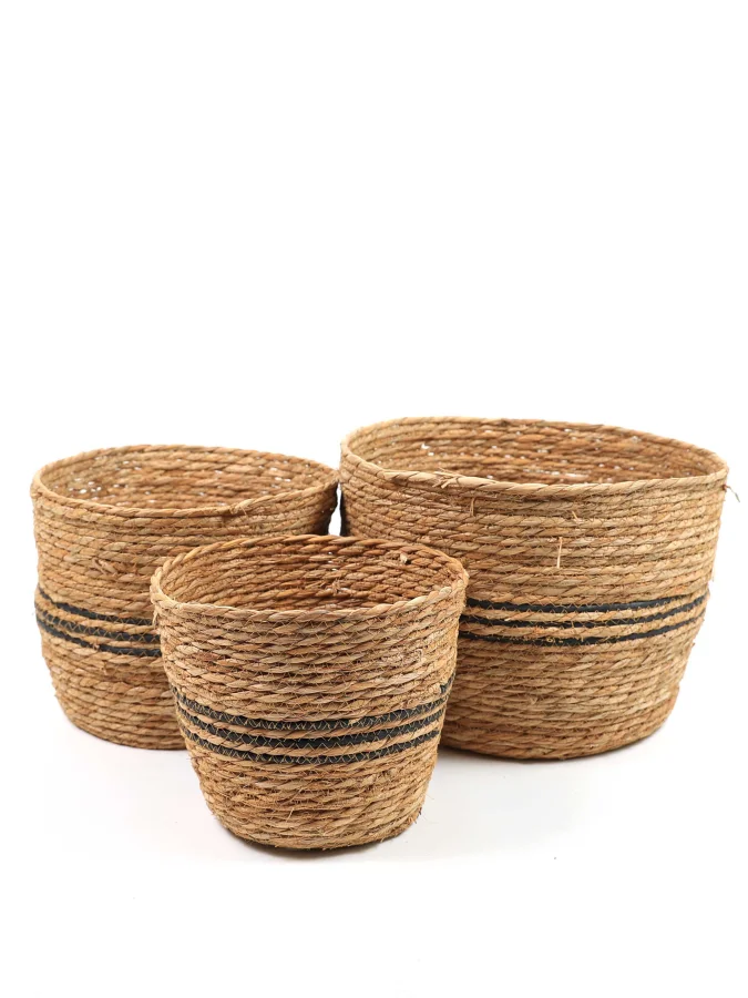 Koopman - Beige Baskets, 3pcs