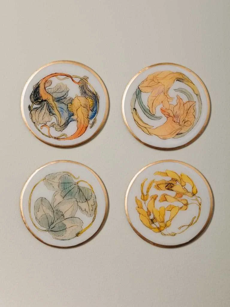 Chehoma - Coaster, 10 CM, 4pcs Chehoma - Coaster, 10 CM, 4pcs