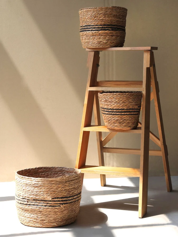 Koopman - Beige Baskets, 3pcs 2