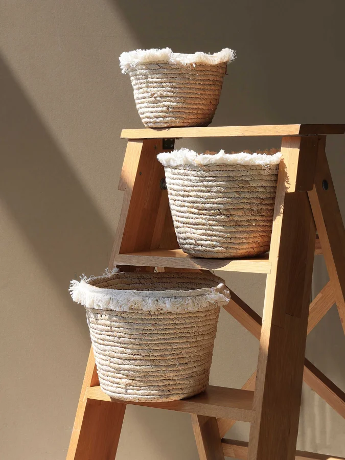 Koopman - Beige Baskets, 3pcs 2