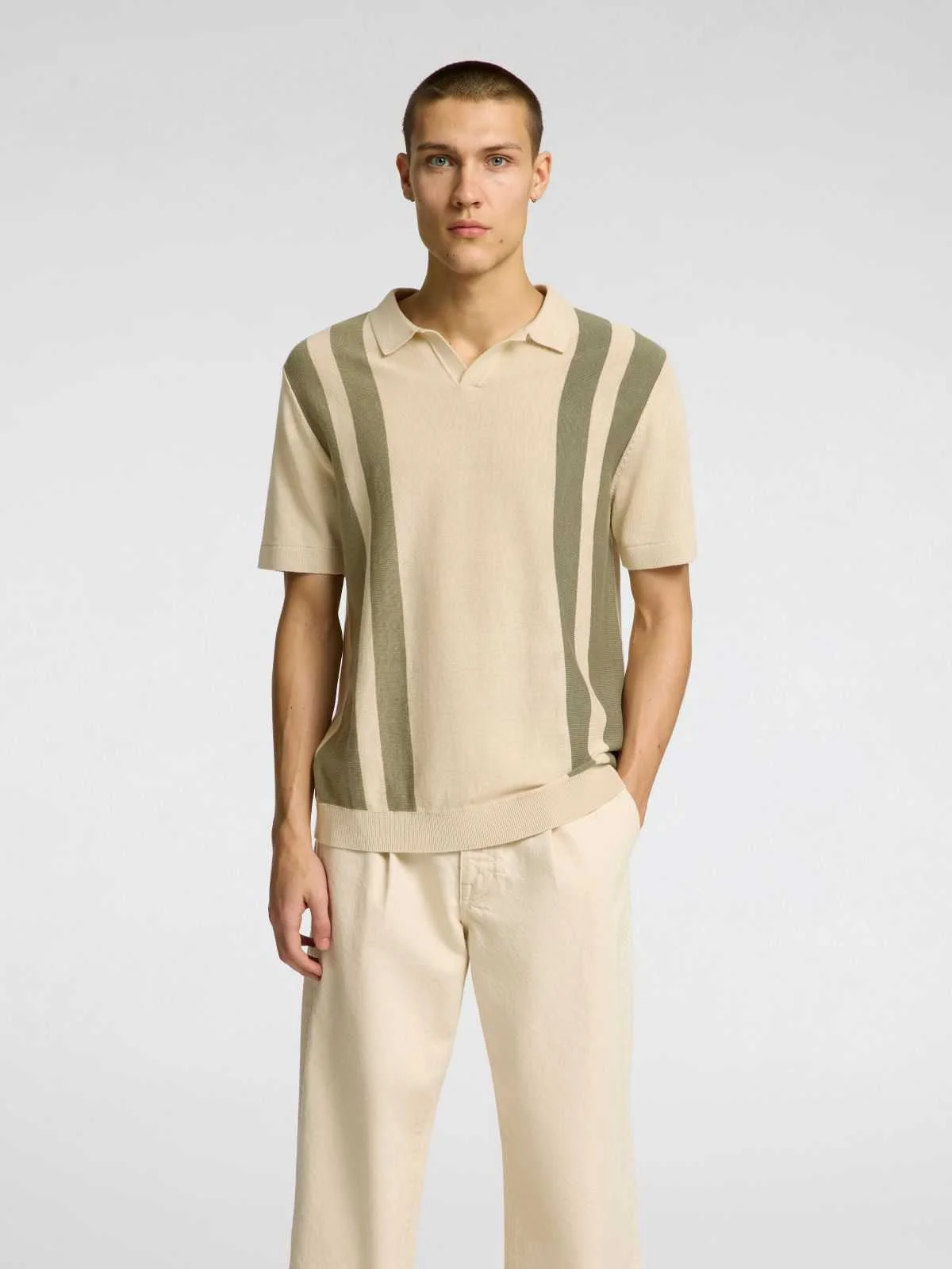 SELECTED MEN - SLHMATTIS SS KNIT SUN... SELECTED MEN - SLHMATTIS SS KNIT SUN...
