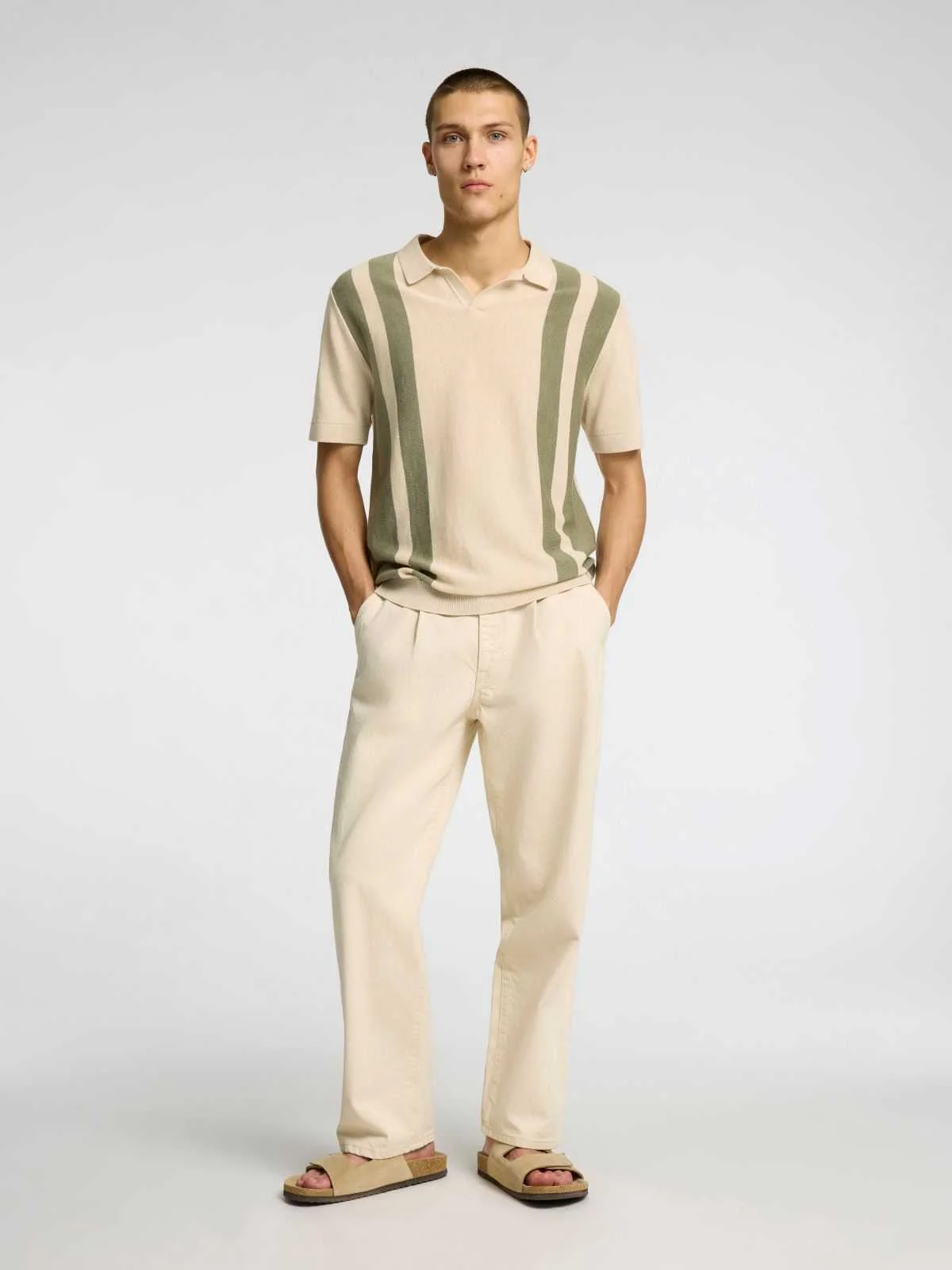 SELECTED MEN - SLHMATTIS SS KNIT SUN... SELECTED MEN - SLHMATTIS SS KNIT SUN...