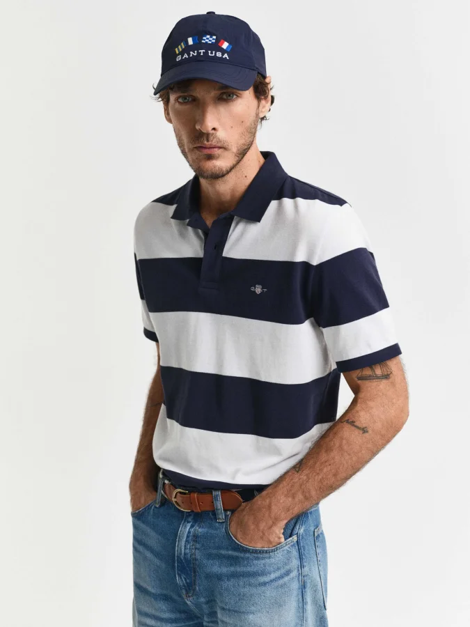 Gant - Block Striped Piqué...