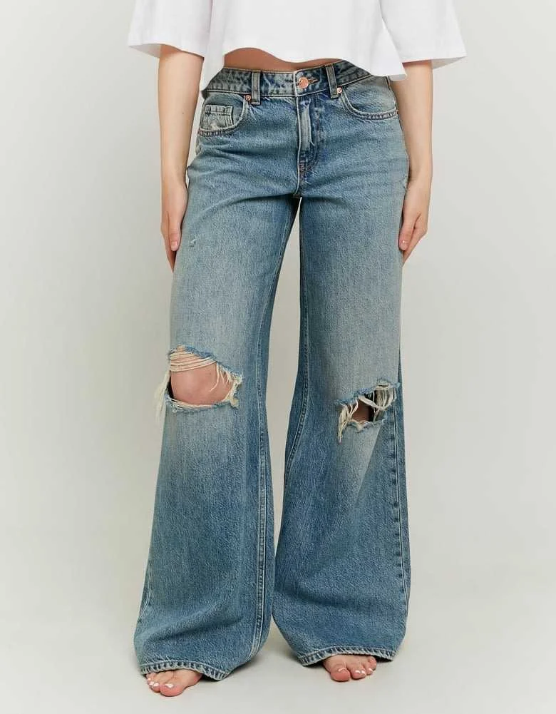 Tally Weijl - Mid Waist Wide Leg Jeans Tally Weijl - Mid Waist Wide Leg Jeans