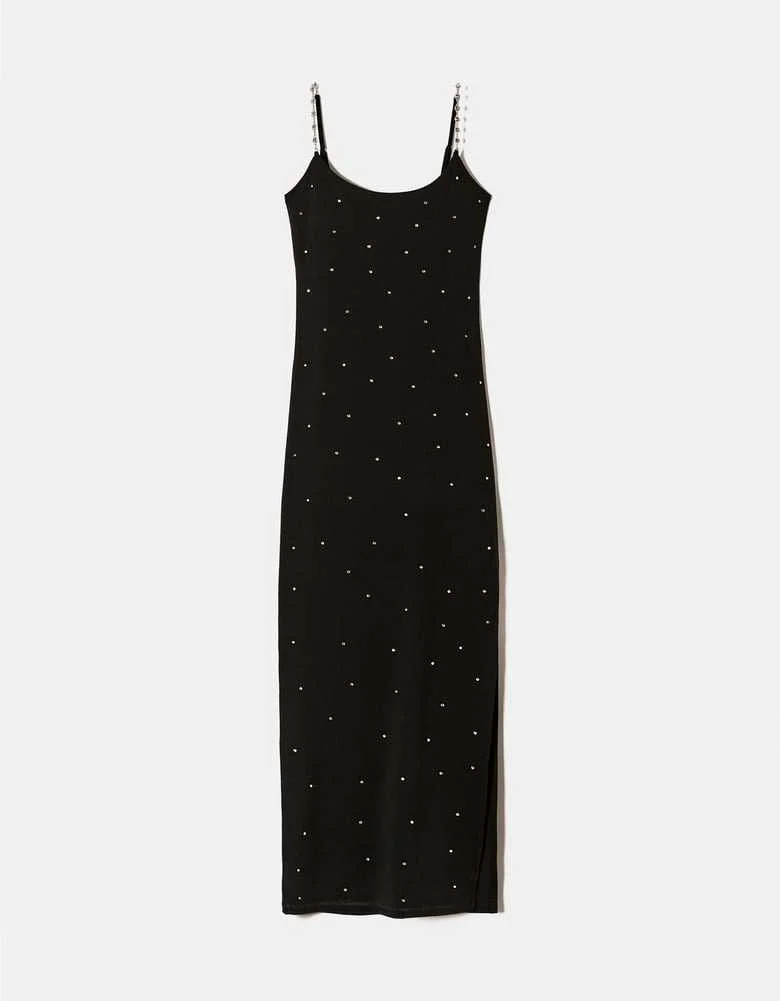 Tally Weijl - Black Long Dress with... Tally Weijl - Black Long Dress with...