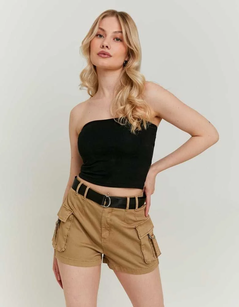 Tally Weijl - High Waist Cargo Shorts Tally Weijl - High Waist Cargo Shorts