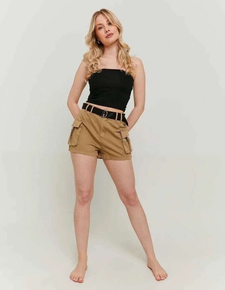 Tally Weijl - High Waist Cargo Shorts Tally Weijl - High Waist Cargo Shorts