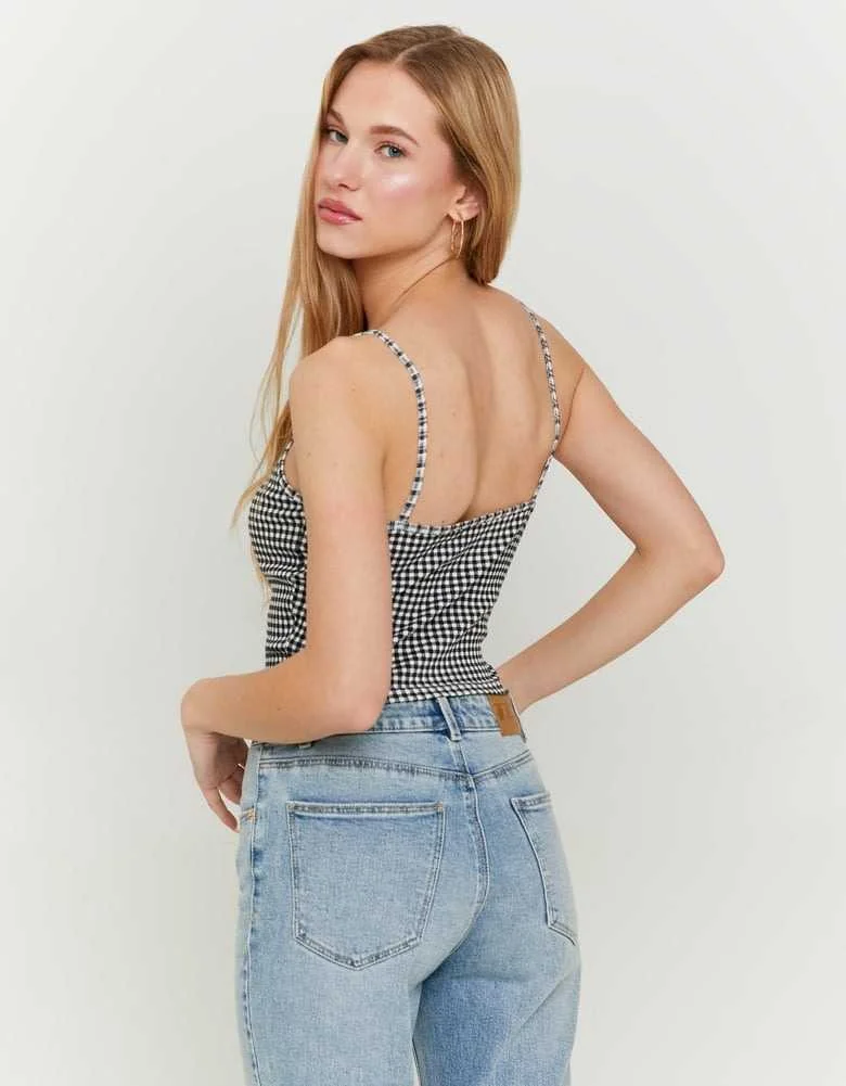 Tally Weijl - VichyTank Top with Lace... Tally Weijl - VichyTank Top with Lace...