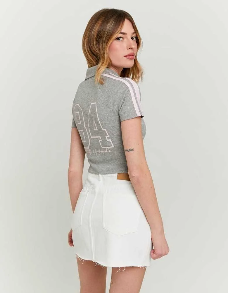 Tally Weijl - Polo T-shirt with Print Tally Weijl - Polo T-shirt with Print