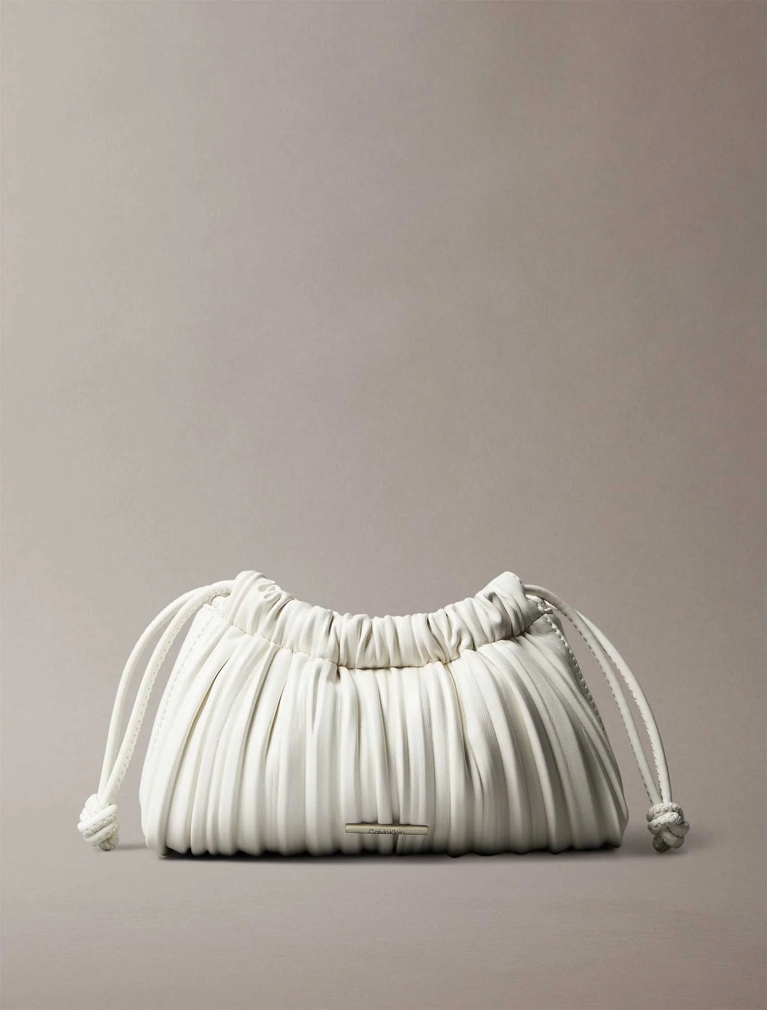 CALVIN KLEIN - PLISSE MINI DRAWSTRING... CALVIN KLEIN - PLISSE MINI DRAWSTRING...
