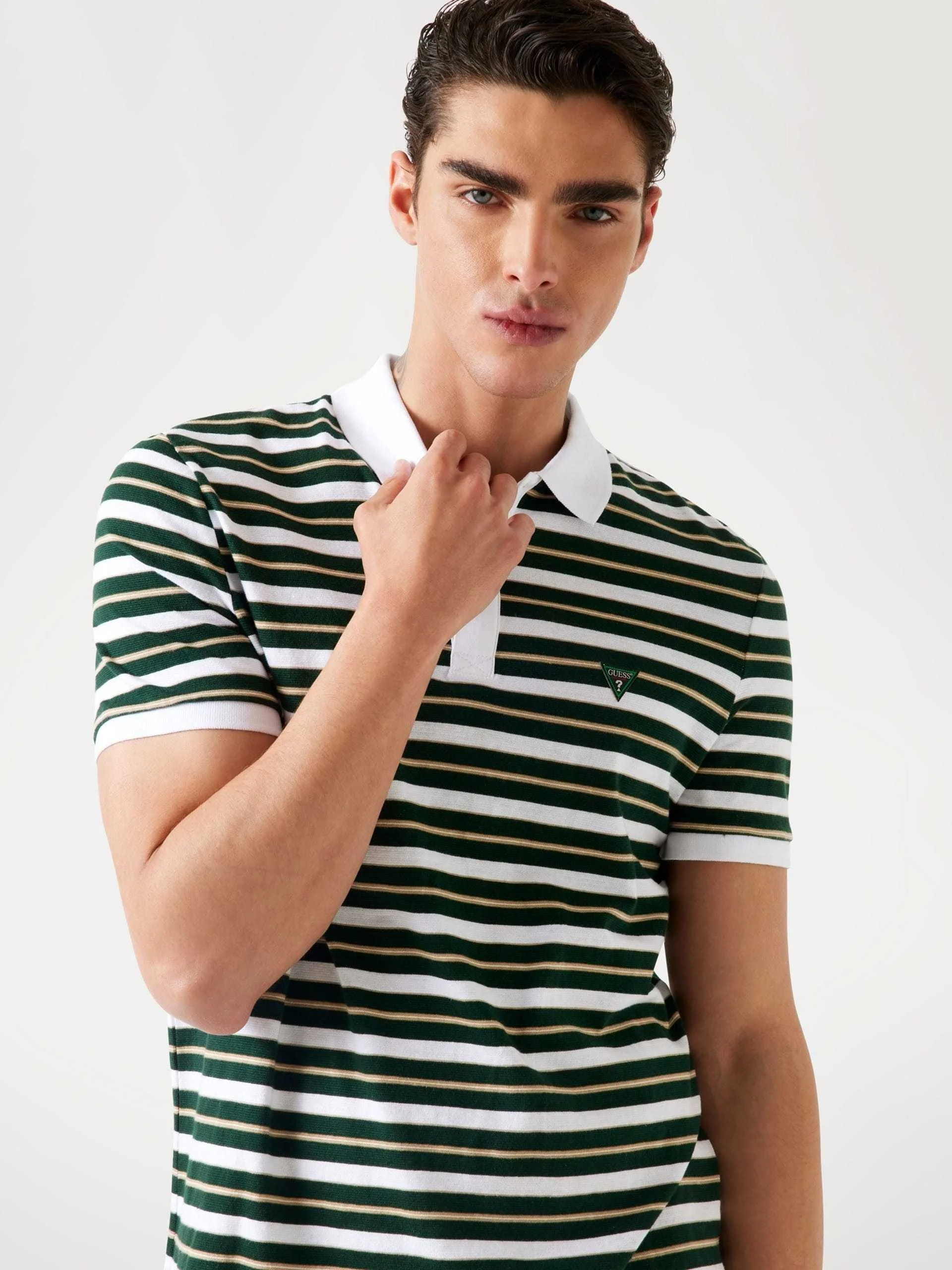 GUESS - YARN DYE STRIPED SS POLO GUESS - YARN DYE STRIPED SS POLO