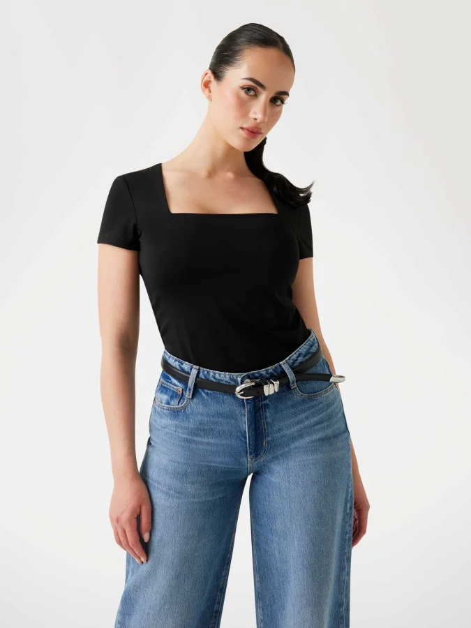 GUESS - SS SQN ALYSSA TOP