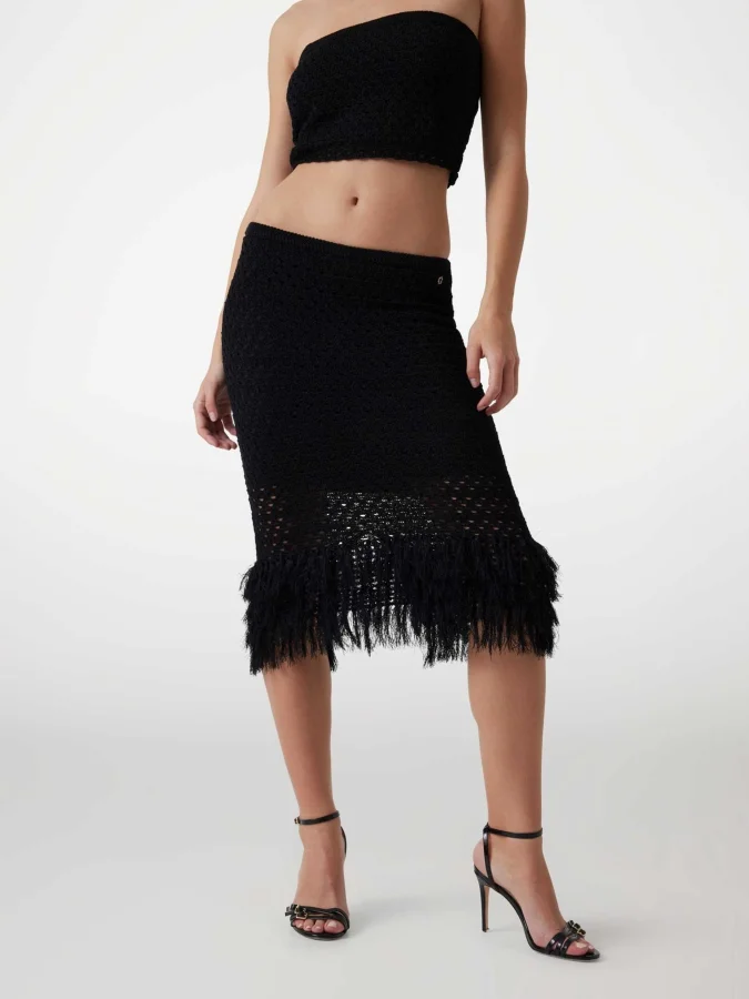 GUESS - LUCA FRINGED HEM...