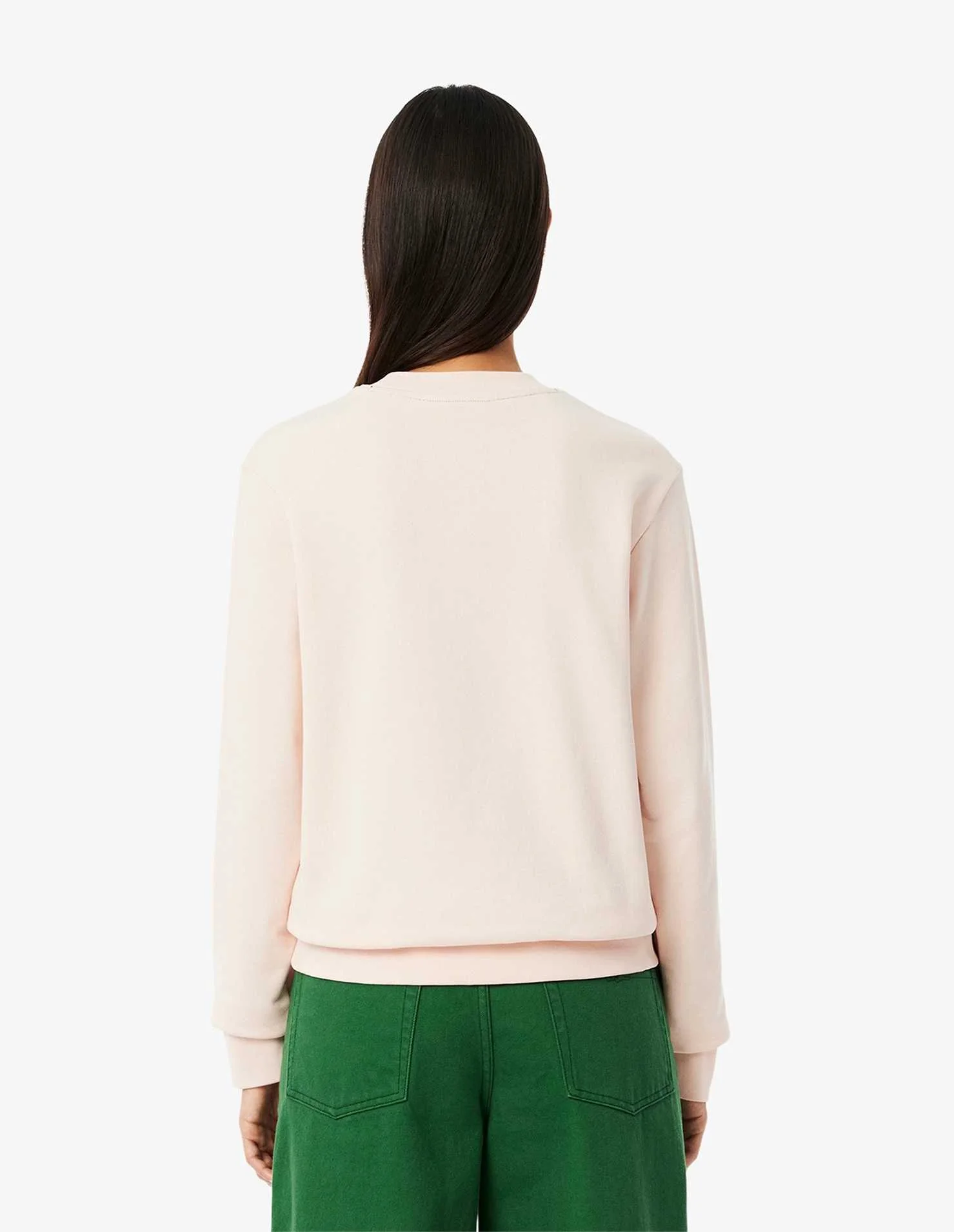 Lacoste - Relaxed Fit Fleece Crew... Lacoste - Relaxed Fit Fleece Crew...