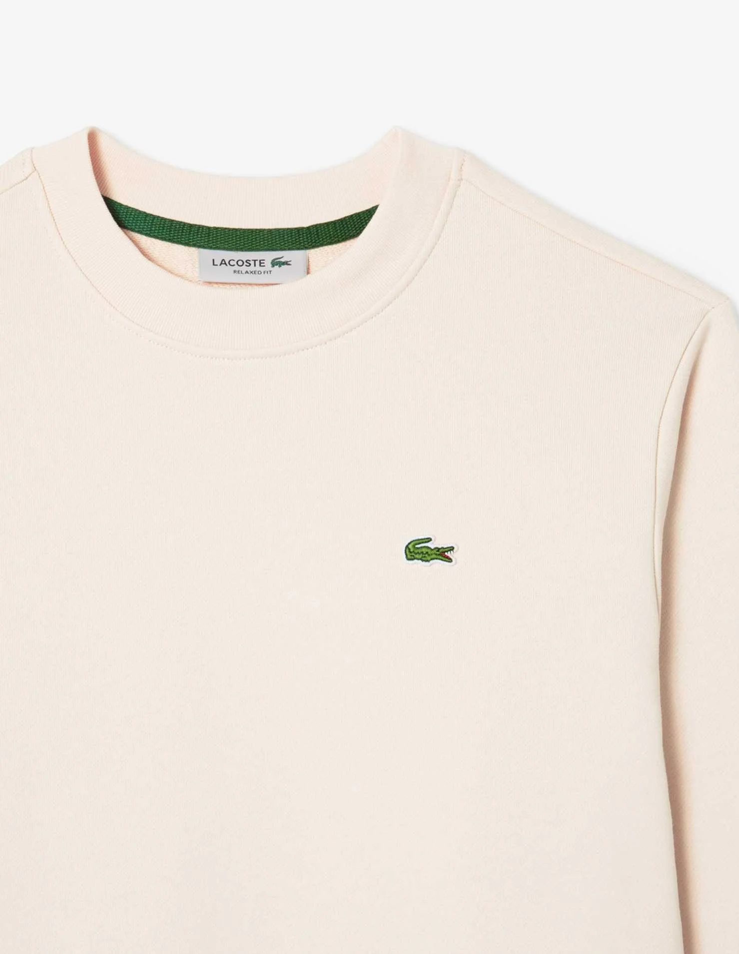 Lacoste - Relaxed Fit Fleece Crew... Lacoste - Relaxed Fit Fleece Crew...