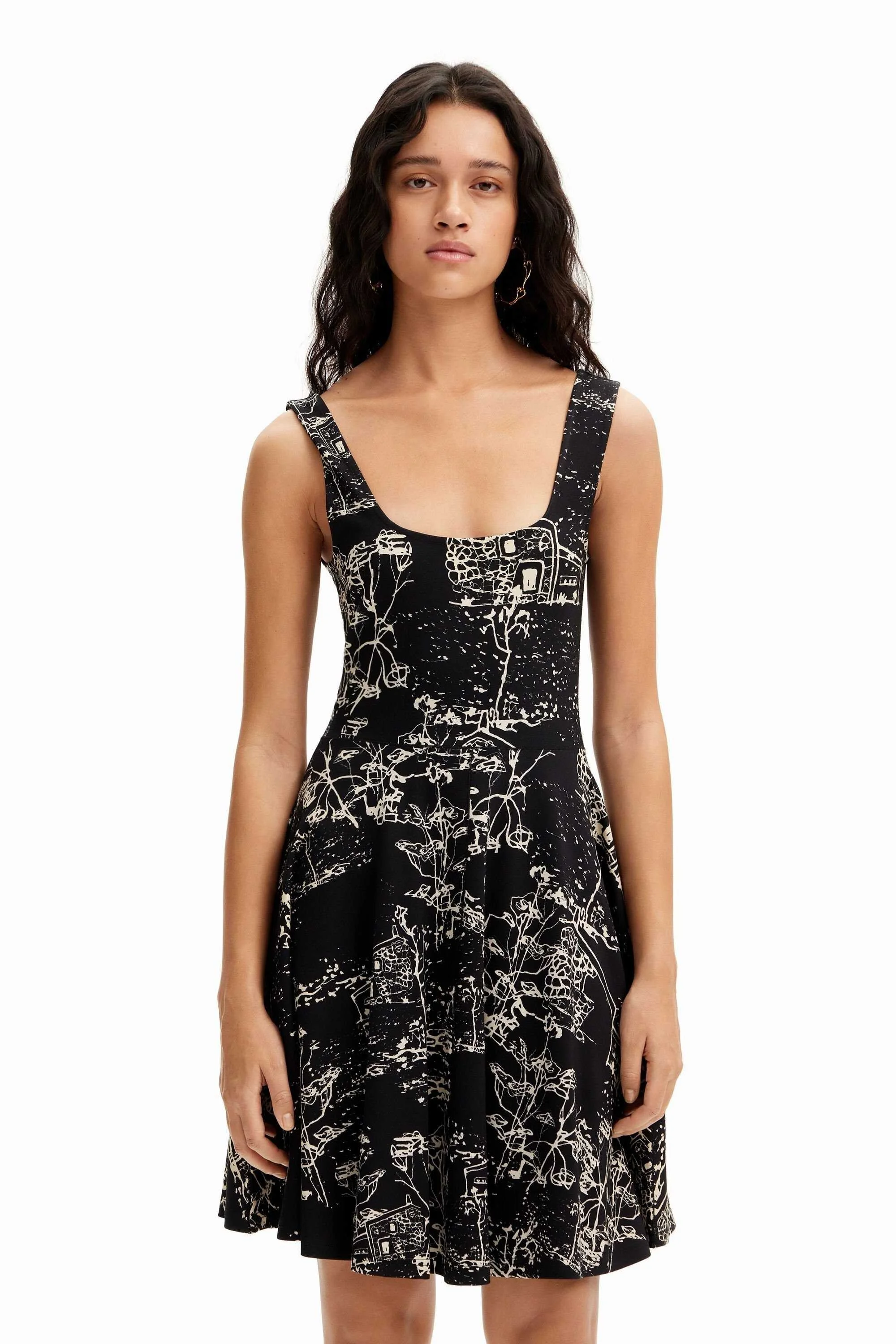 DESIGUAL - Strappy skater dress DESIGUAL - Strappy skater dress