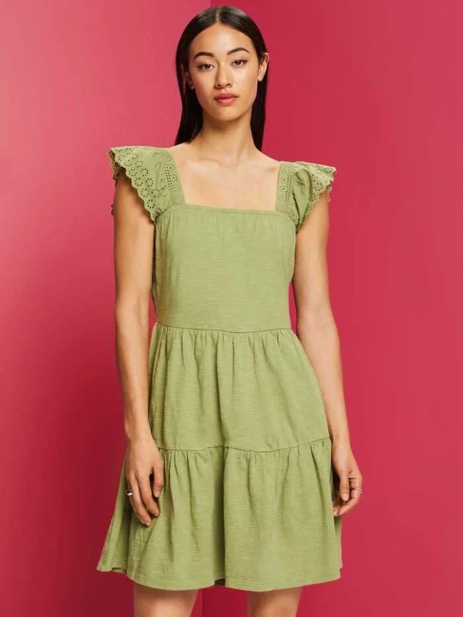 ESPRIT - Jersey dress with...