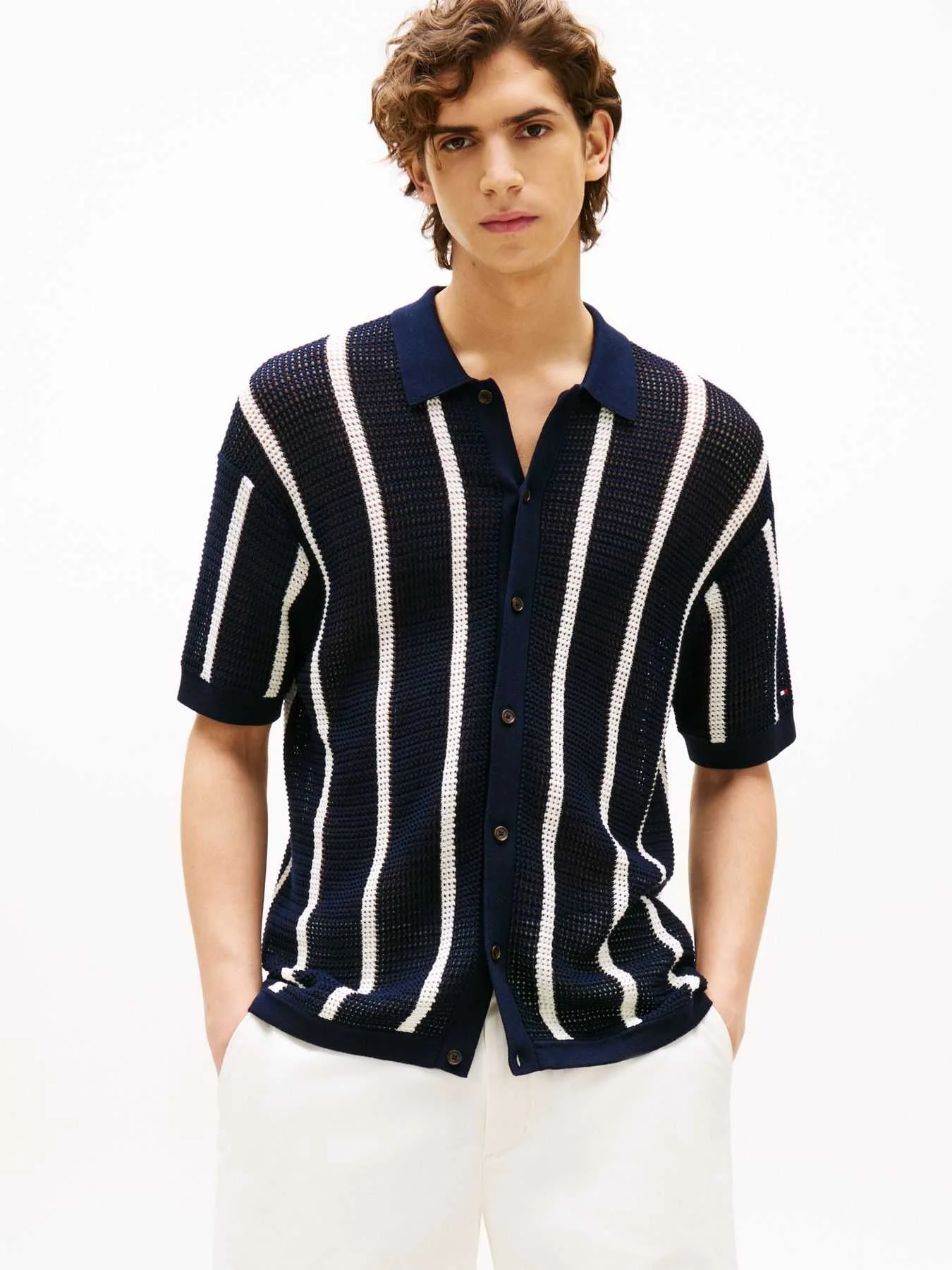 Tommy Hilfiger - VERTICAL STRIPE OPEN... Tommy Hilfiger - VERTICAL STRIPE OPEN...