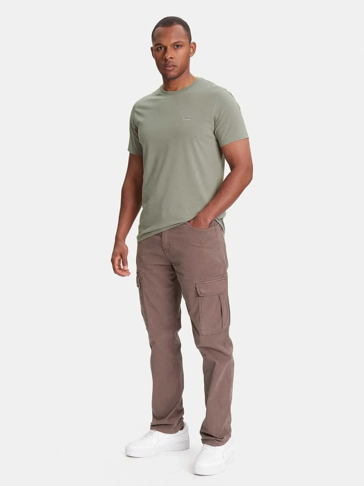 GUESS - SS CN BASIC PIMA TEE GUESS - SS CN BASIC PIMA TEE