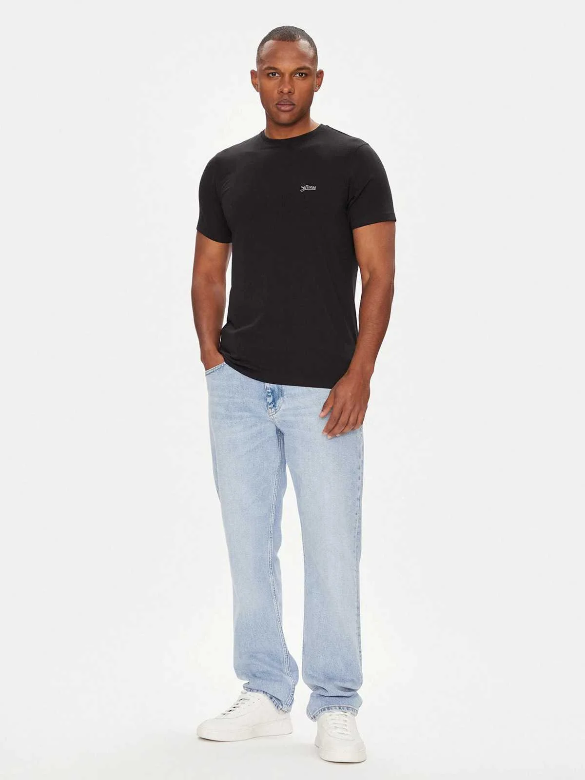 GUESS - SS CN BASIC PIMA TEE GUESS - SS CN BASIC PIMA TEE