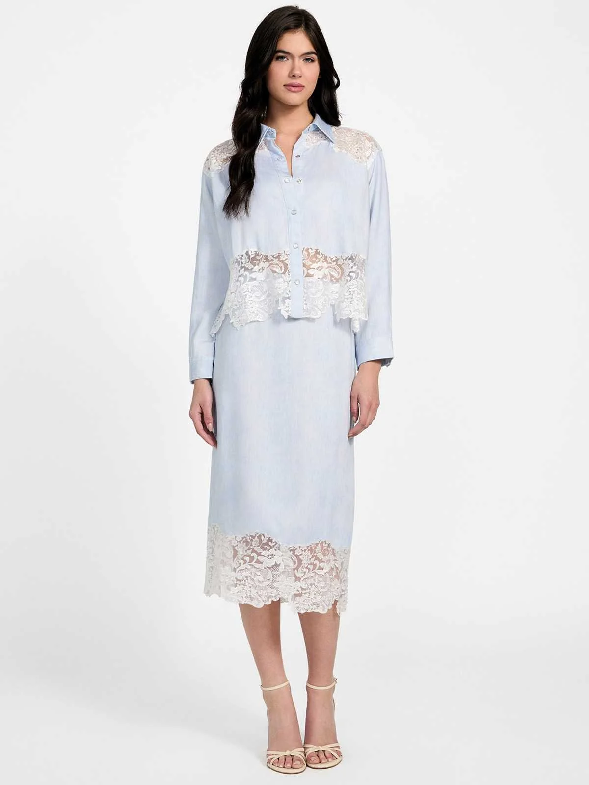 GUESS - LANA MIDI SKIRT GUESS - LANA MIDI SKIRT