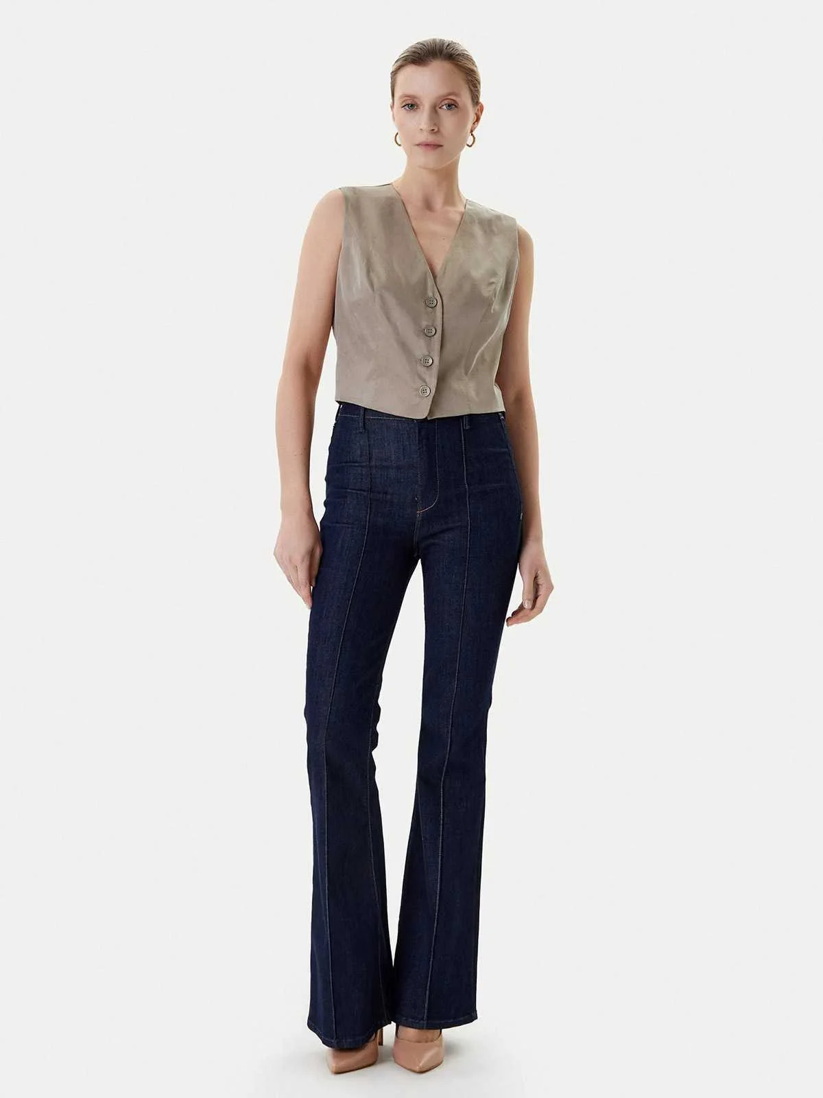 GUESS - CELESTINE FLUID VEST GUESS - CELESTINE FLUID VEST