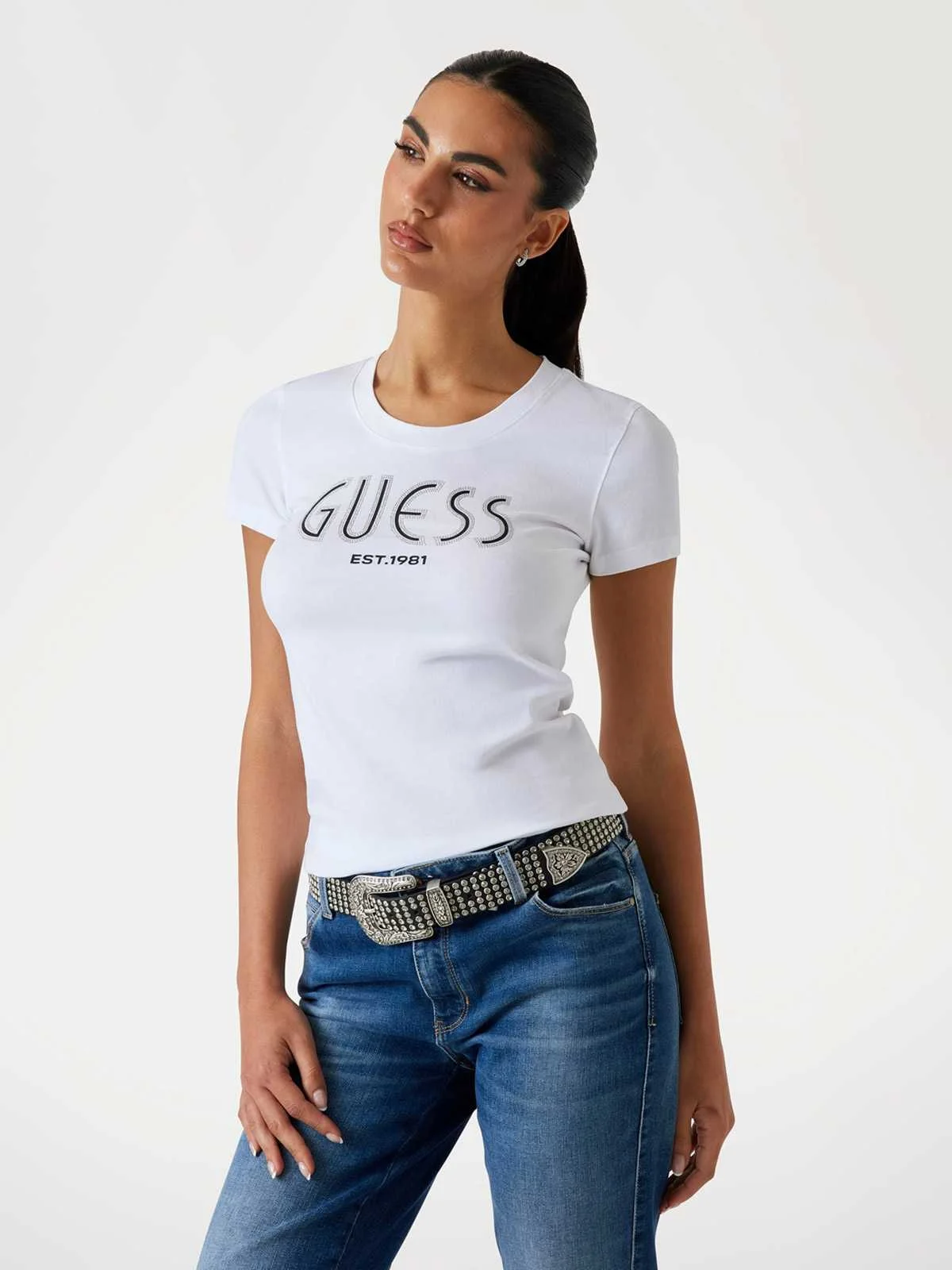 GUESS - CN SS GUESS LOGO TEE GUESS - CN SS GUESS LOGO TEE