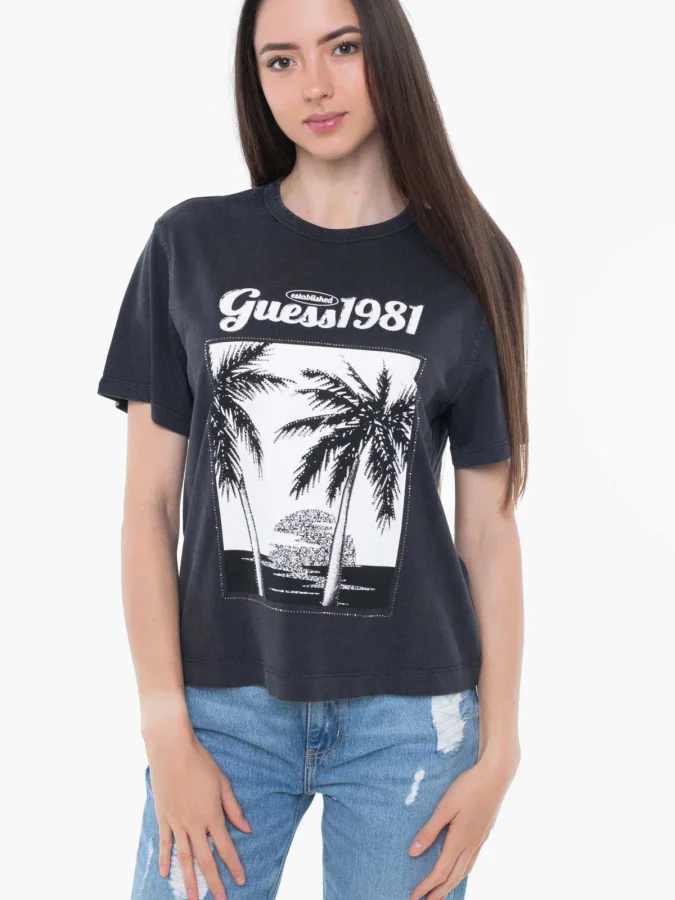 GUESS - SS PALM PRINT...