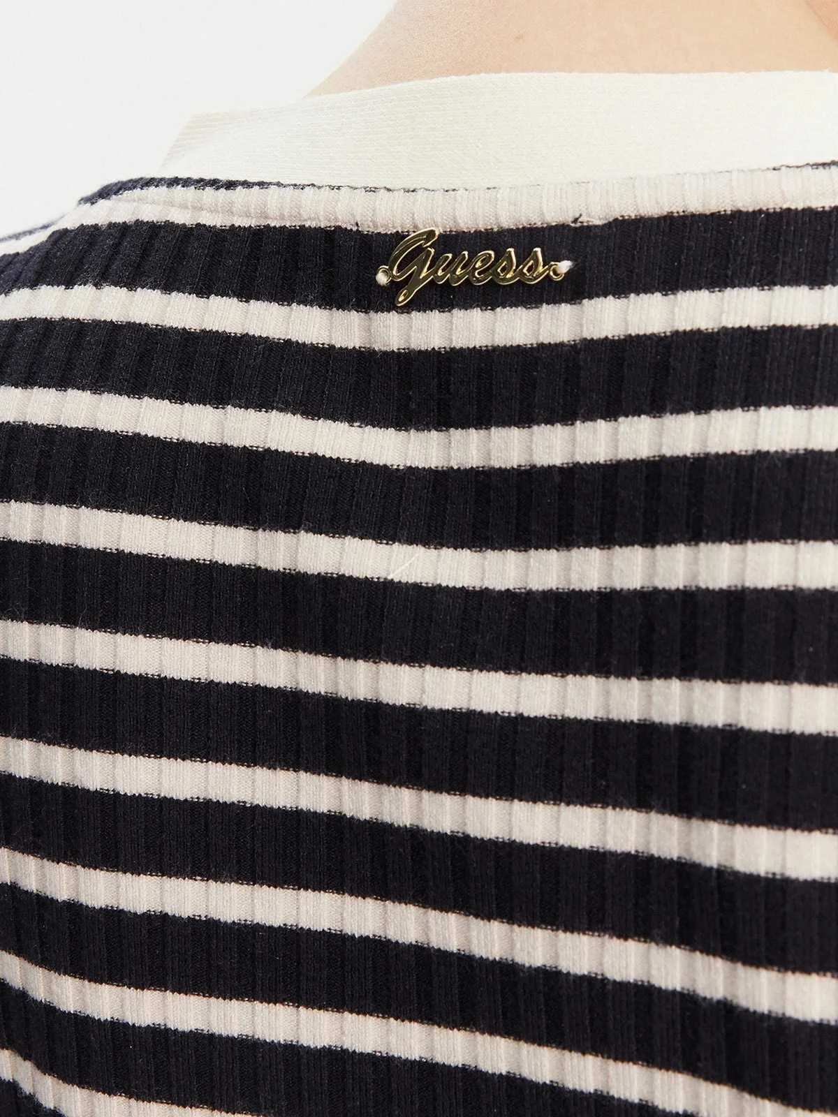 GUESS - 3/4 SL SERAFINO STRIPED TOP GUESS - 3/4 SL SERAFINO STRIPED TOP